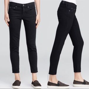 Vince | Black Mason Relaxed Rolled Jeans